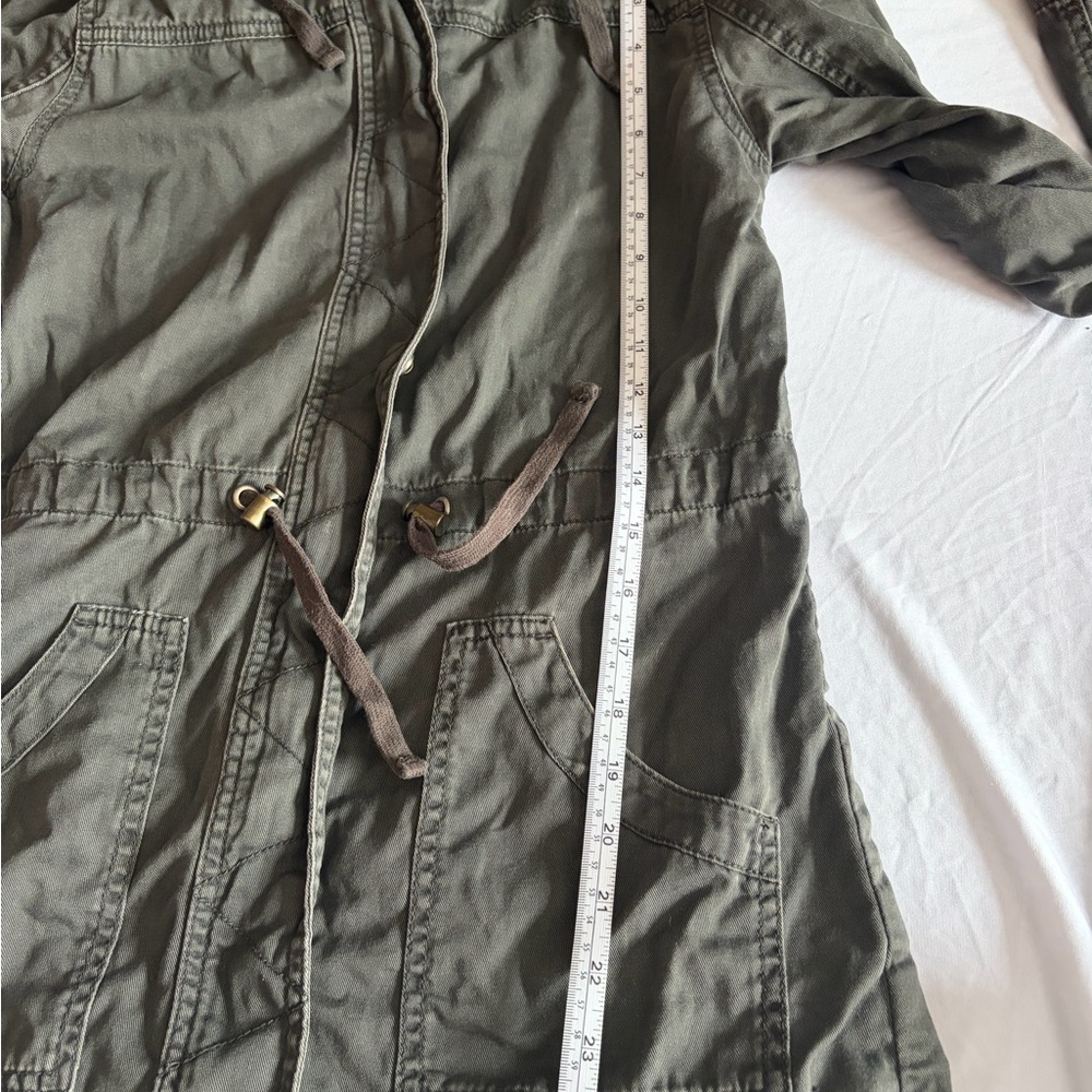 Mossimo Supply Co. Gray Hooded Jacket - Picture 5 of 5